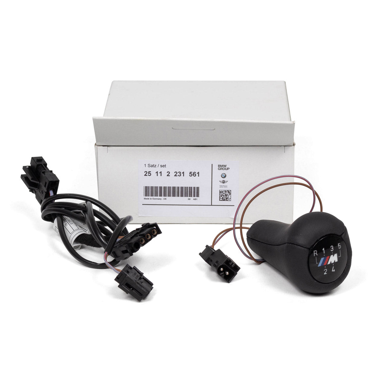 Bmw E34/E36 Nachrüstsatz Schaltknopf Leder beleuchtet